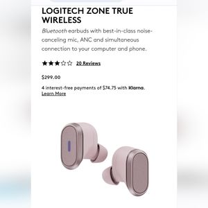 Logitech Zone True Wireless Earbuds